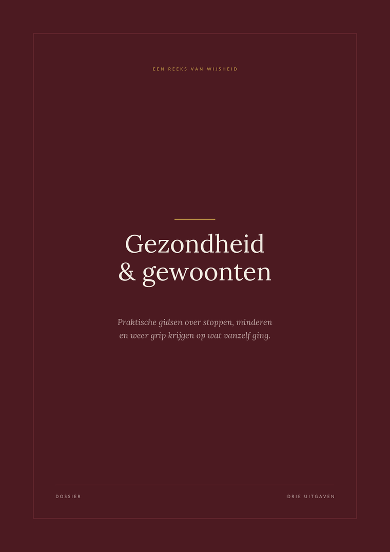 Gezondheid & Gewoonten - Complete set