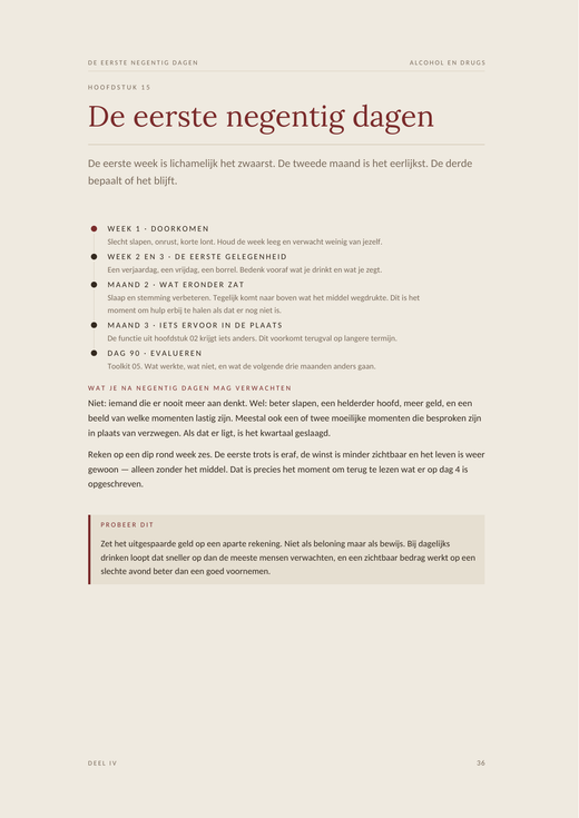Voorbeeldpagina 4 uit Alcohol & Drugs