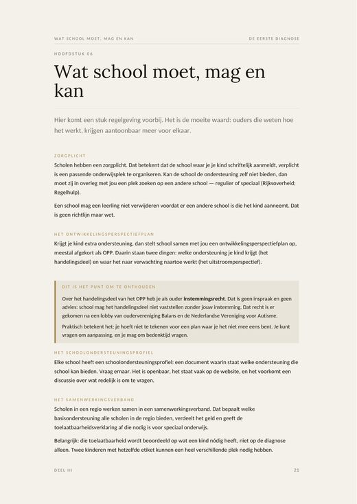 Voorbeeldpagina 2 uit De eerste diagnose