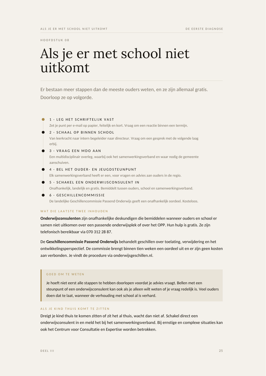 Voorbeeldpagina 3 uit De eerste diagnose