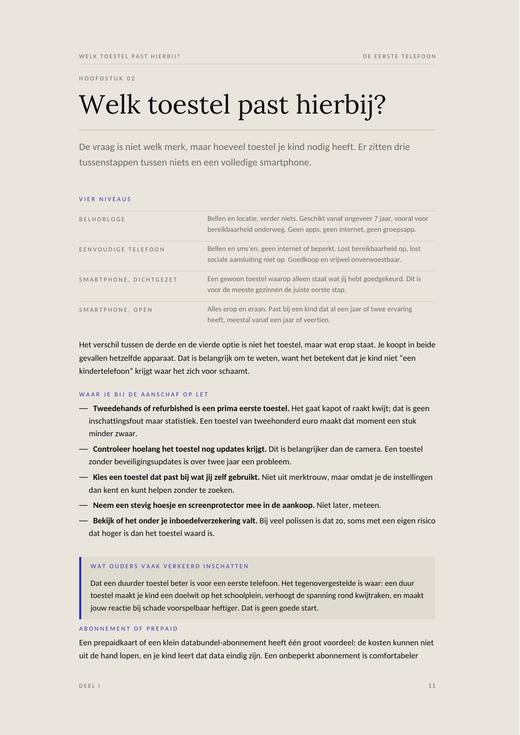 Voorbeeldpagina 1 uit De eerste telefoon
