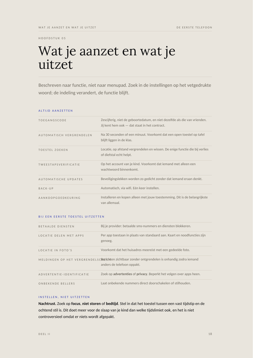 Voorbeeldpagina 2 uit De eerste telefoon