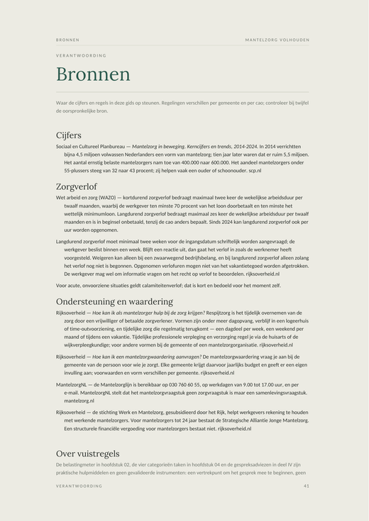 Voorbeeldpagina 2 uit Mantelzorg volhouden