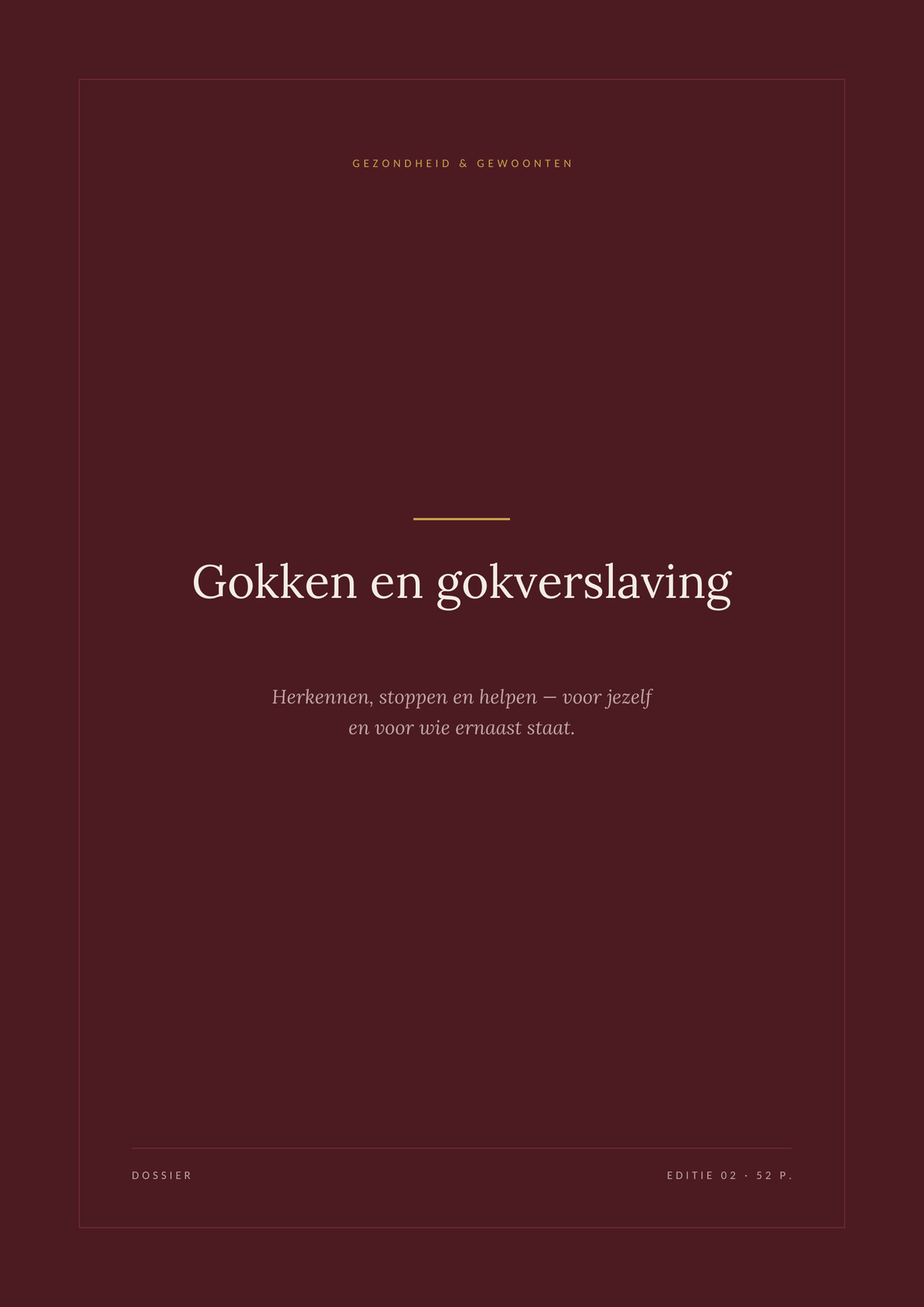 Gokken en gokverslaving