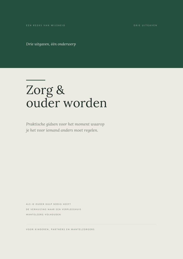 Zorg & ouder worden - complete set