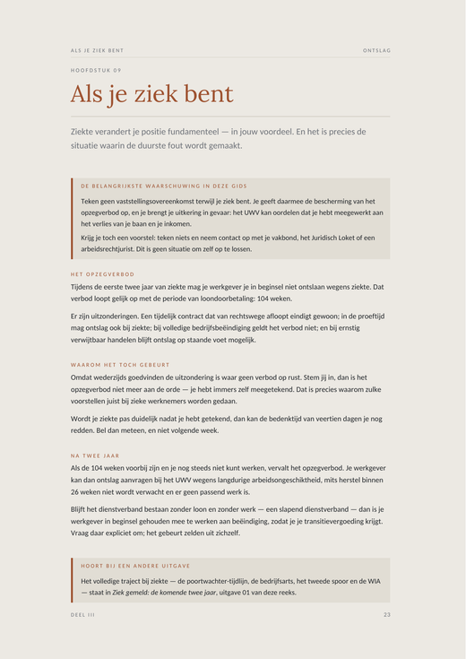 Voorbeeldpagina 4 uit Ontslag: wat er nu gebeurt
