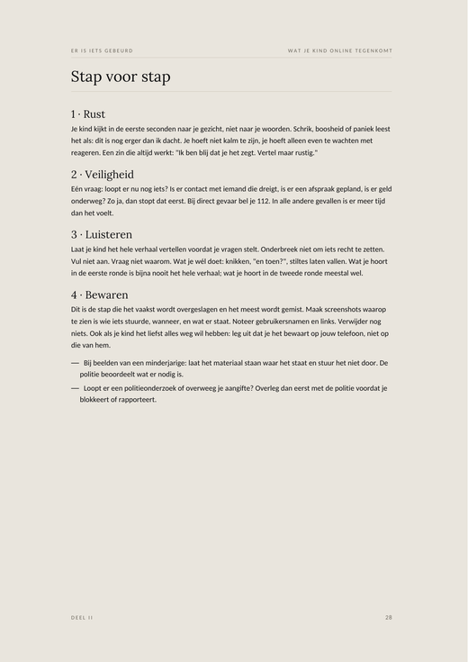 Voorbeeldpagina 3 uit Wat je kind online tegenkomt